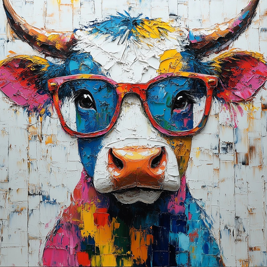 Artistic Cow